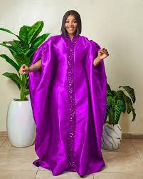 Purple  Lace Boubou (Copy)